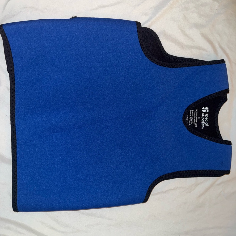 Blue Pressure Vest for autistic/neurodivergent children